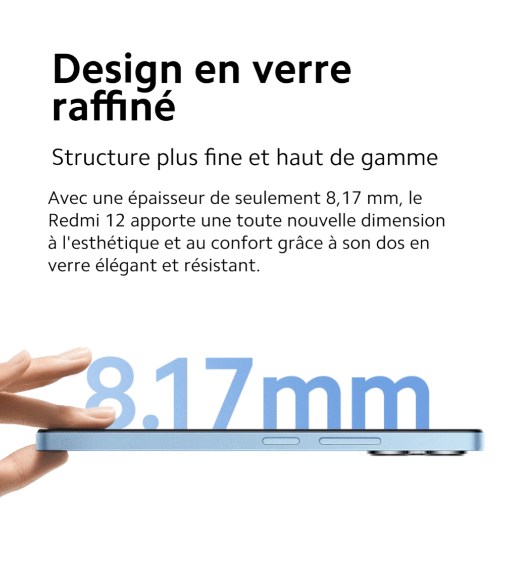 Redmi 12 - Smartphone 128GB ROM, 8GB RAM, Écran Full HD – Image 5