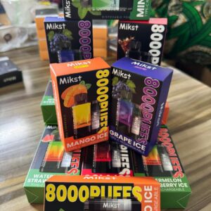Pods Jetables Mikst 8000 Puffs – Rechargeable Type-C, Saveurs Variées