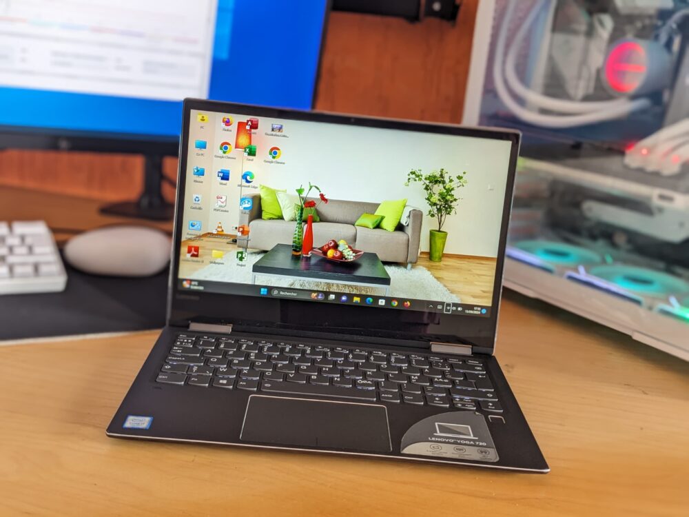 Lenovo Yoga 720 – Ordinateur Portable 2-en-1 Convertible, Écran Tactile Full HD, Ultraportable – Image 2